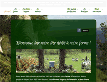 Tablet Screenshot of fermedesiran.com
